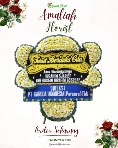 Papan Bunga Duka di Cokro